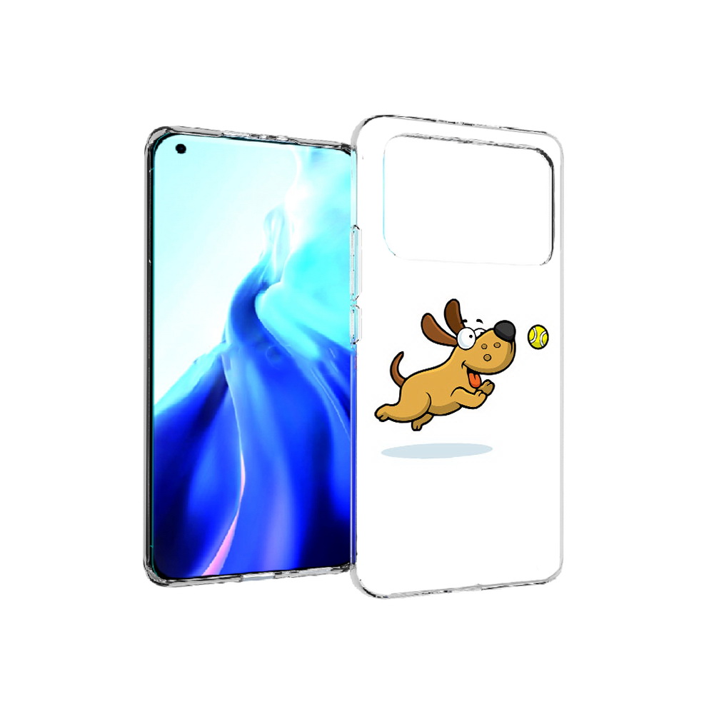 

Чехол MyPads Tocco для Xiaomi Mi 11 Ultra пёсик (PT160500.261.563), Прозрачный, Tocco