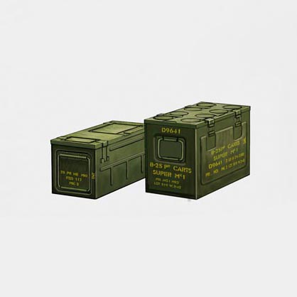 

Сборная модель Bronco 1/35 Wwii British 25prd ammunition box set AB3512