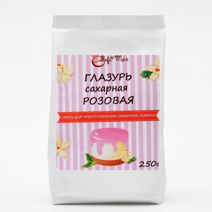 фото Глазурь сахарная, розовая, 250 г foodmix