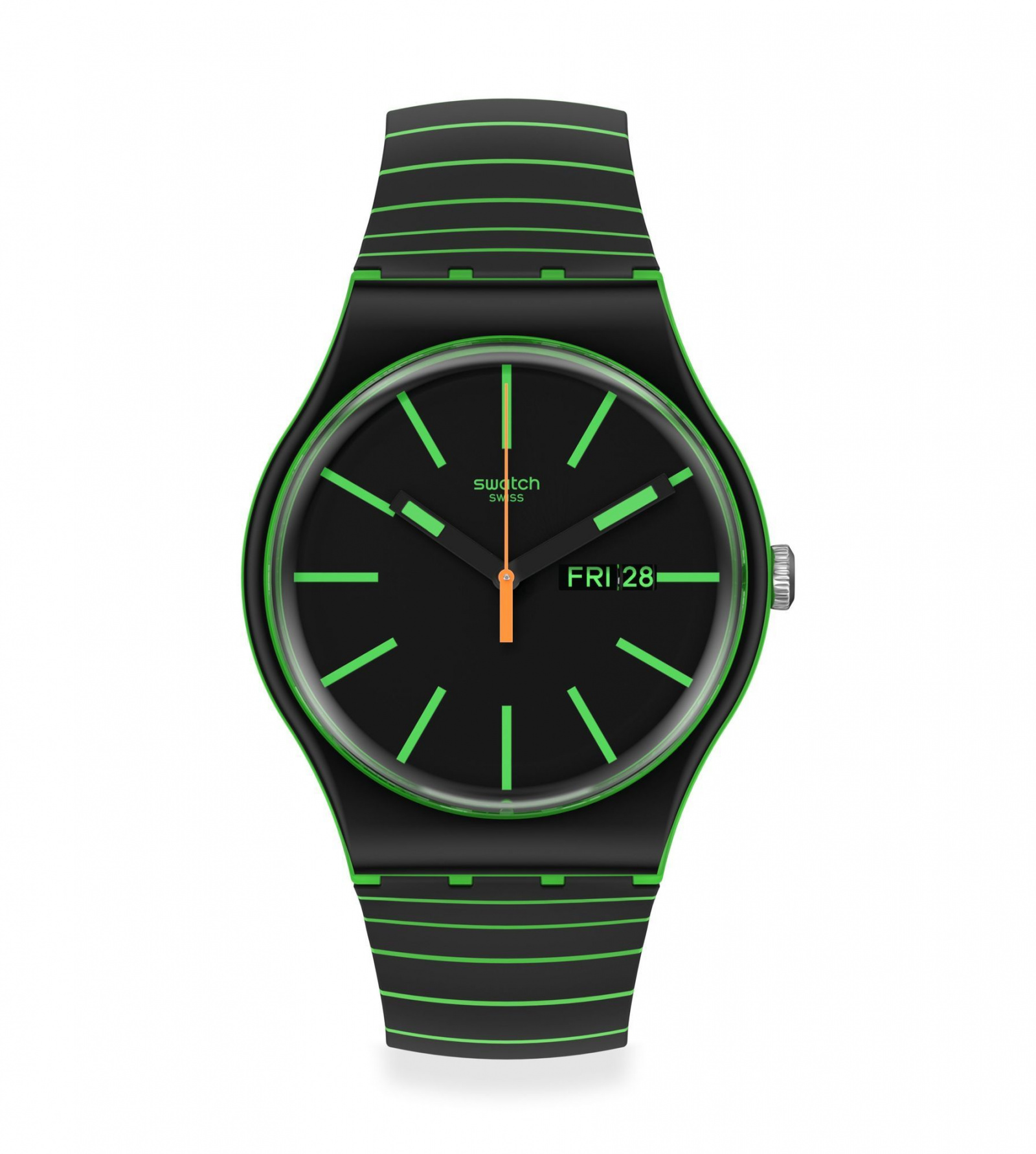 

Часы наручные унисекс SWATCH GLOW THIS WAY, GLOW THIS WAY