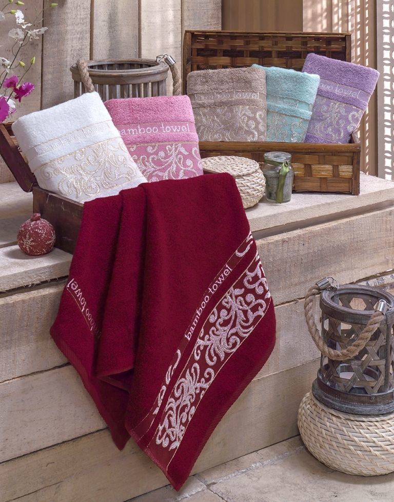 

Brielle 300.1211-85648 BRIELLE Полотенце махр. 30x50 6 шт JACQUARD, ros