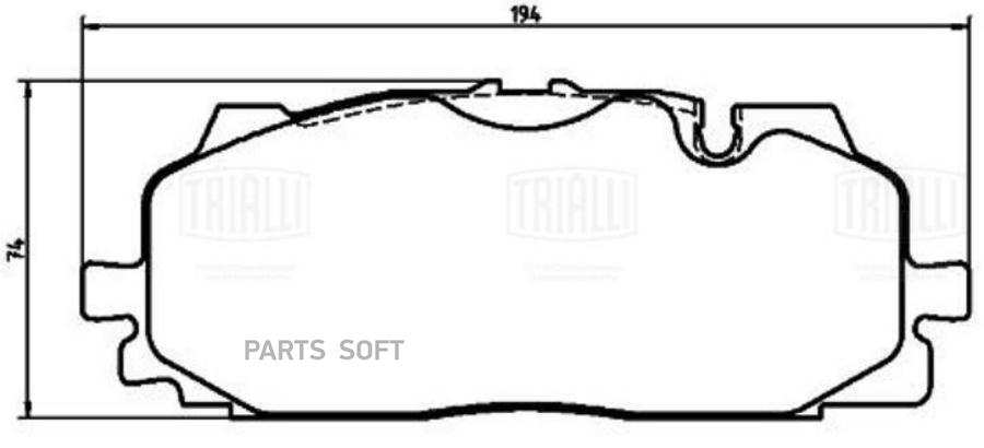 

Колодки Торм. Дл А/М Audi A4 (B9) (17-)/A5 (16-) Диск. Перед. Т/С Akebono (Керам.) (Pf 447