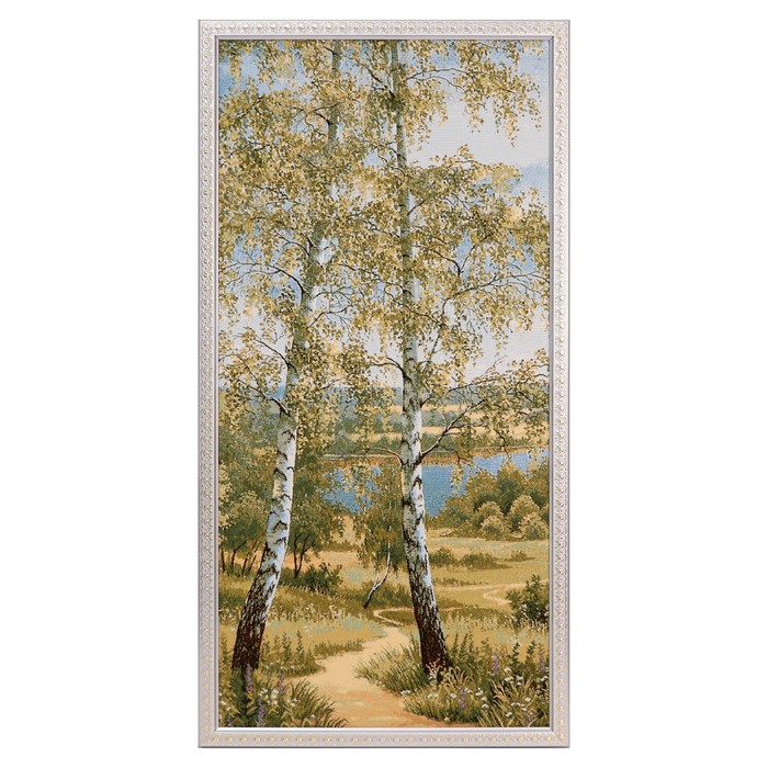 

Гобеленовая картина "Две березы" 51*100 см