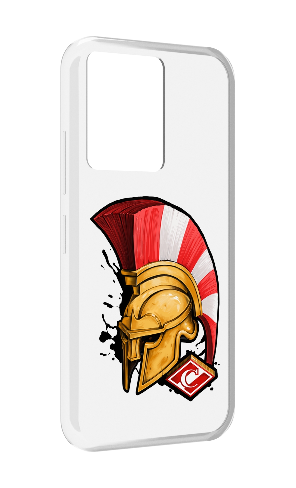 

Чехол MyPads ФК спартак шлем для Infinix Note 12 5G X671 / Note 12 Pro 5G, Прозрачный, Tocco