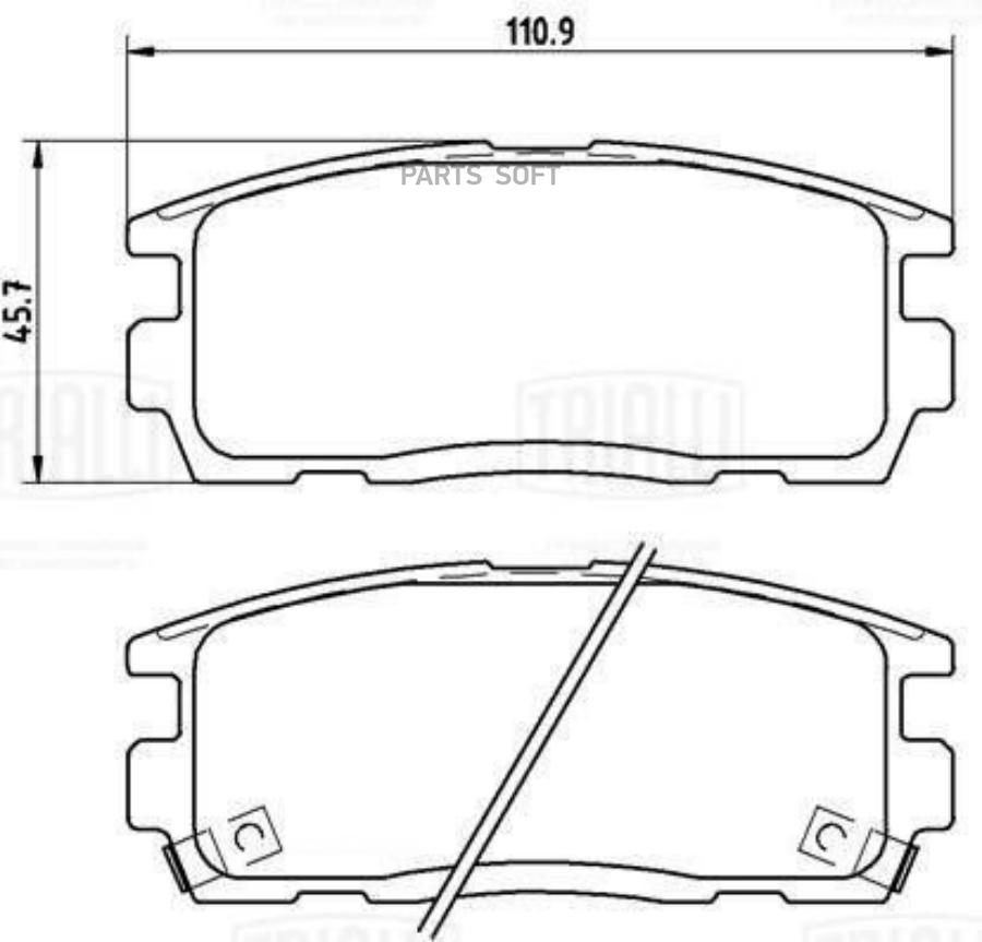 

Колодки Торм. Дл А/М Chevrolet Captiva (06-)/Opel Antara (06-) Диск. Зад. (Керам.) (Pf 057