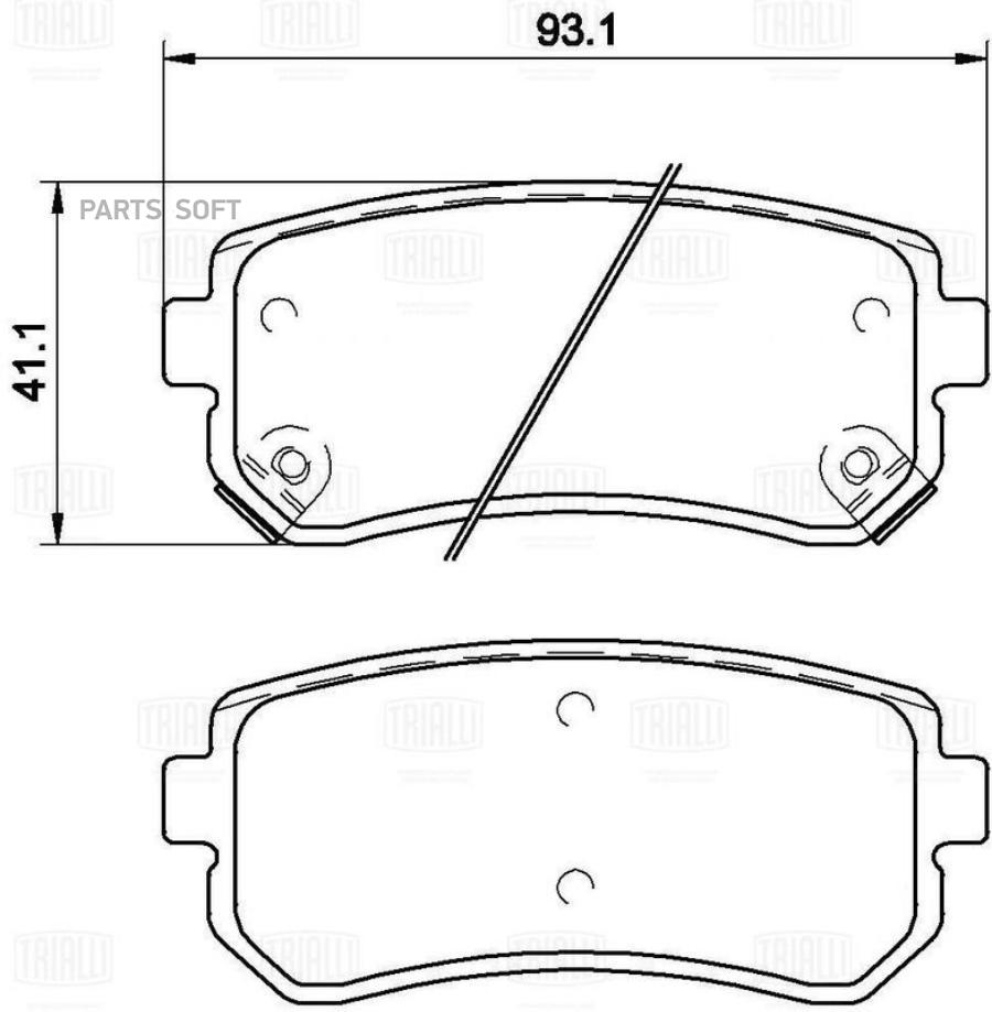 

Колодки Торм. Дл А/М Hyundai Accent Iii (05-)/Kia Rio Ii (05-) Диск. Зад. (Керам.) (Pf 087