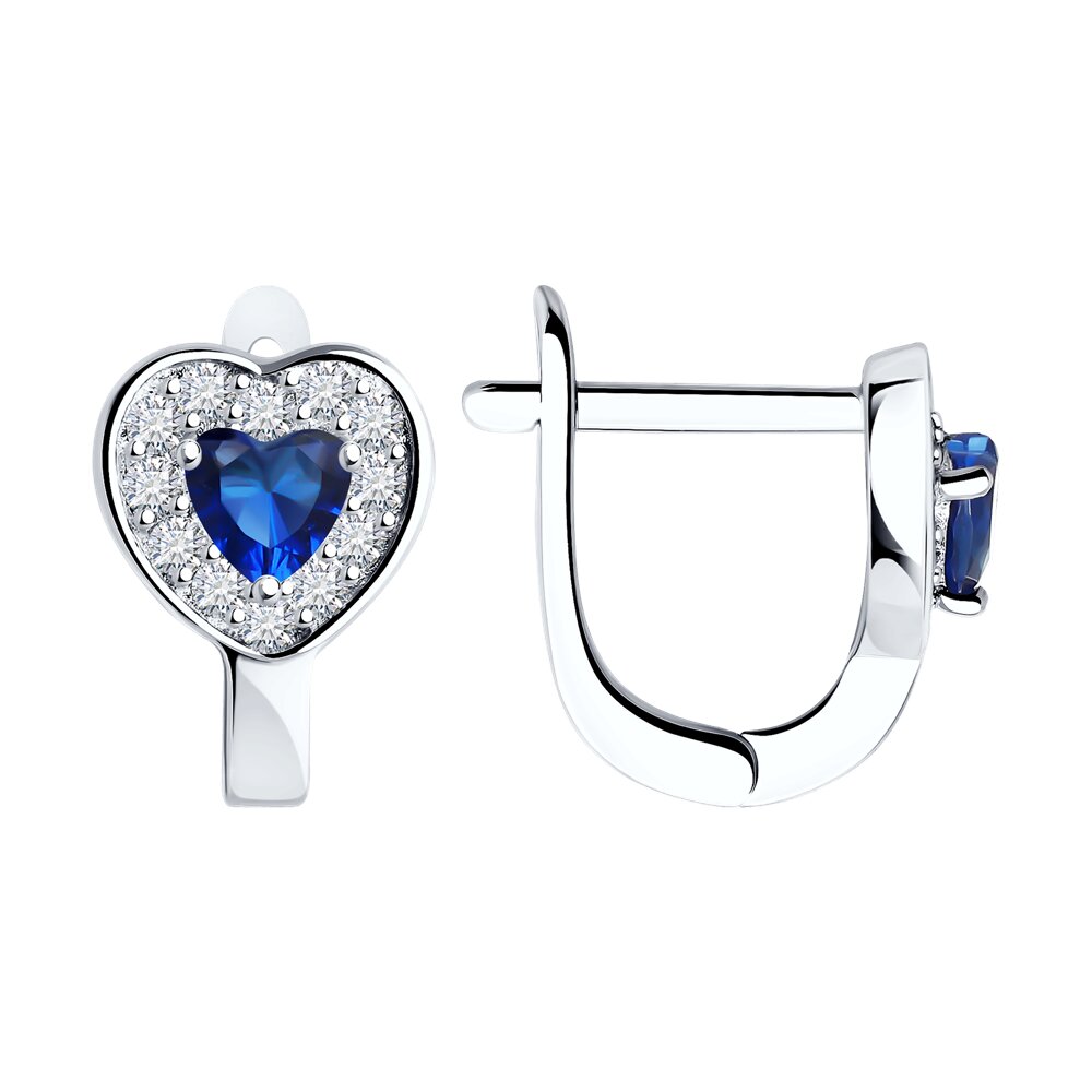 

Серьги из серебра SOKOLOV 94026276-91, фианит, 94026276-91