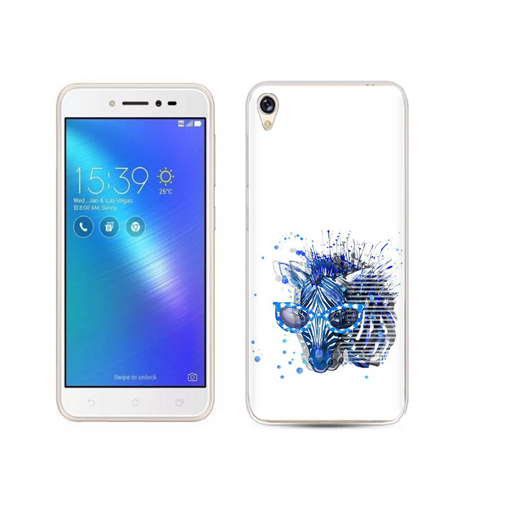 

Чехол MyPads Tocco для Asus ZenFone Live (ZB501KL) расплывчатая зебра, Прозрачный, Tocco