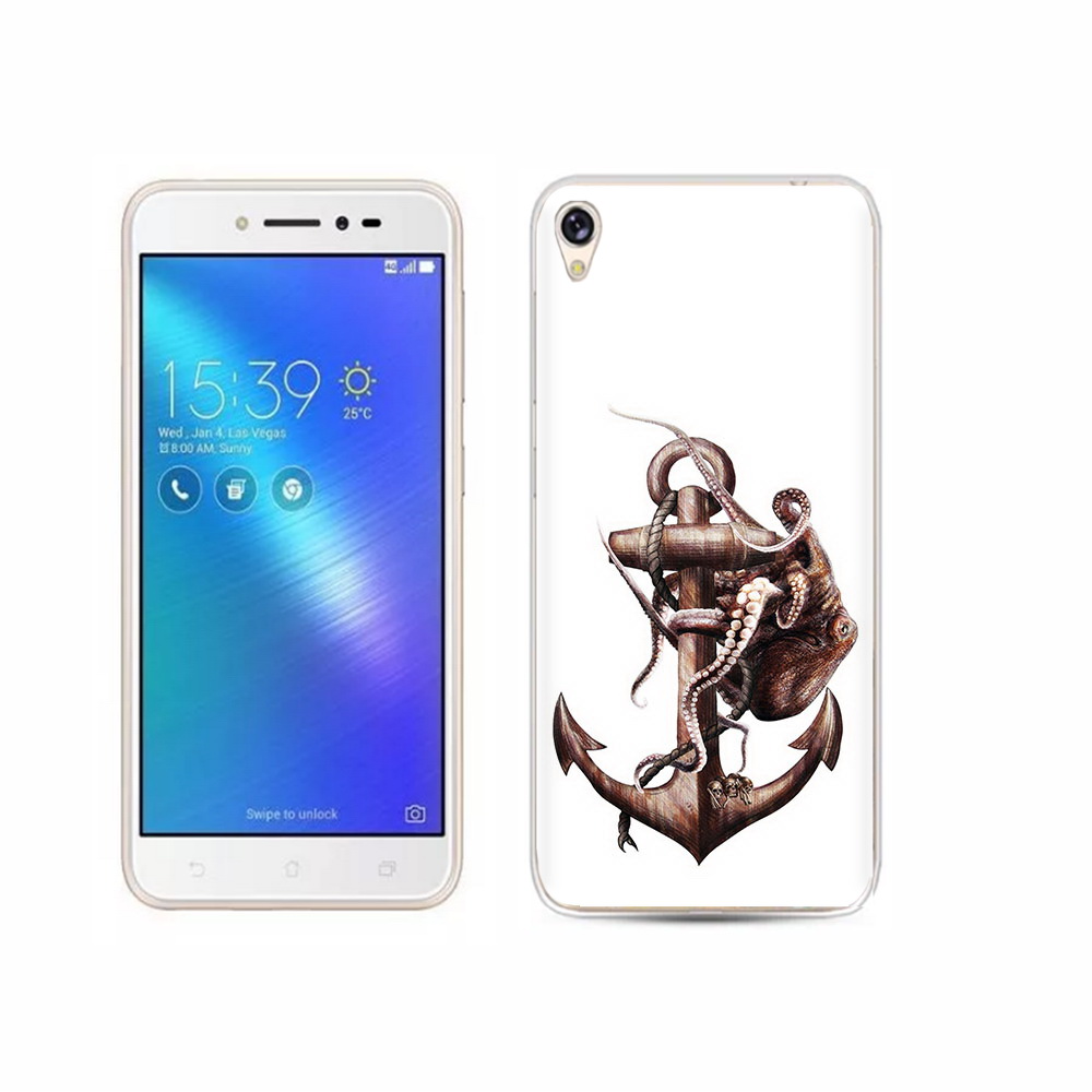 

Чехол MyPads Tocco для Asus ZenFone Live (ZB501KL) ржавый якорь, Прозрачный, Tocco