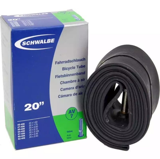 

Камера 20"х1,50/2,50 (47/57-406) SCHWALBE AV7, Черный