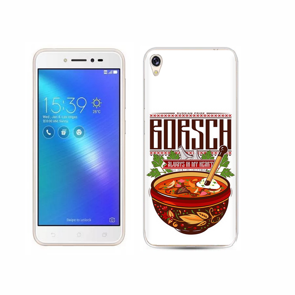 

Чехол MyPads Tocco для Asus ZenFone Live (ZB501KL) русский борщ, Прозрачный, Tocco