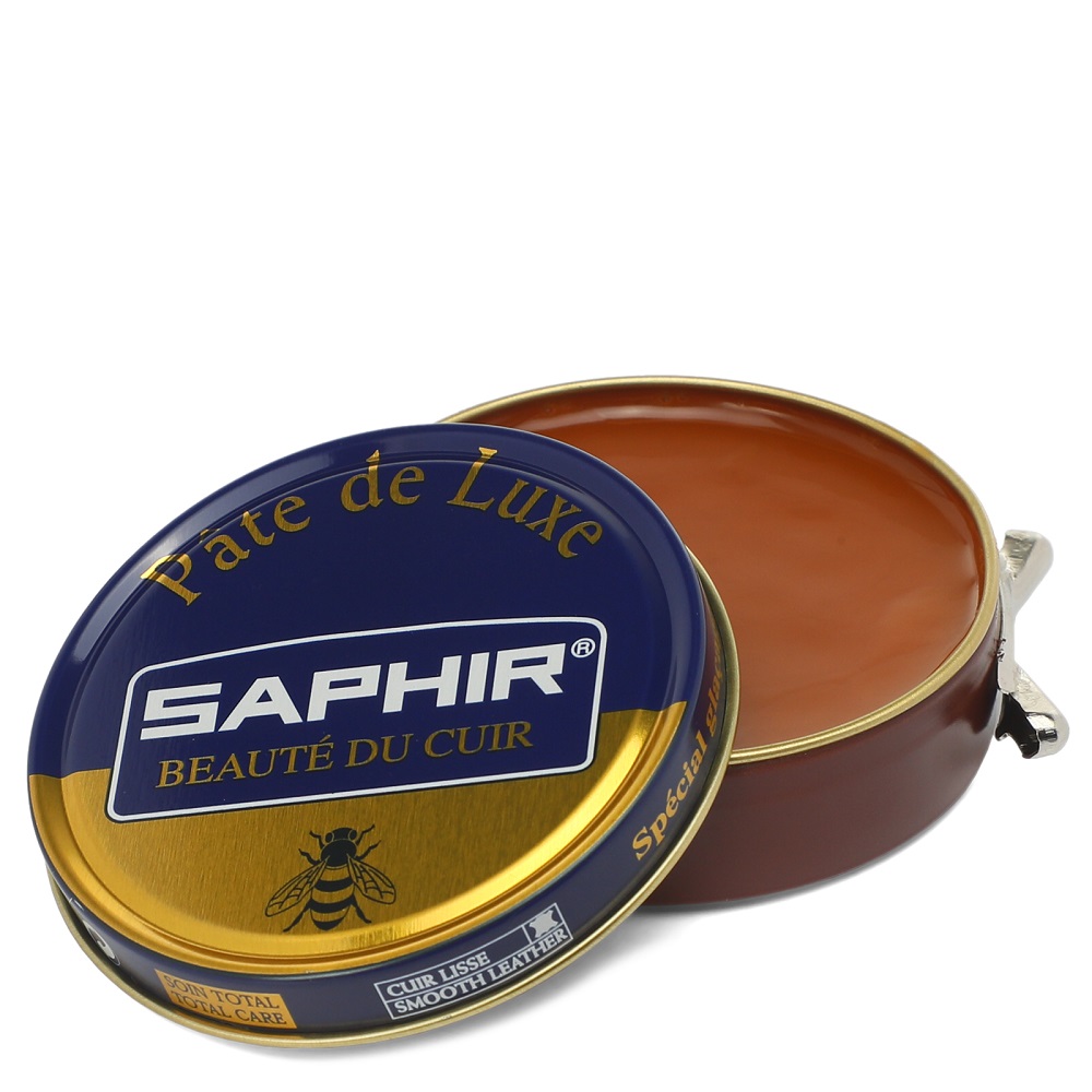 Крем для гладкой кожи Saphir Pate De Luxe Light brown (Светло-коричневый) 50 мл