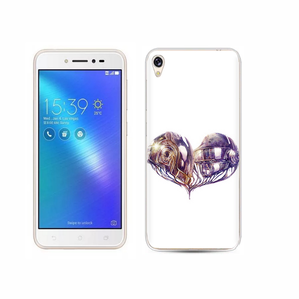

Чехол MyPads Tocco для Asus ZenFone Live (ZB501KL) сердце абстракция, Прозрачный, Tocco