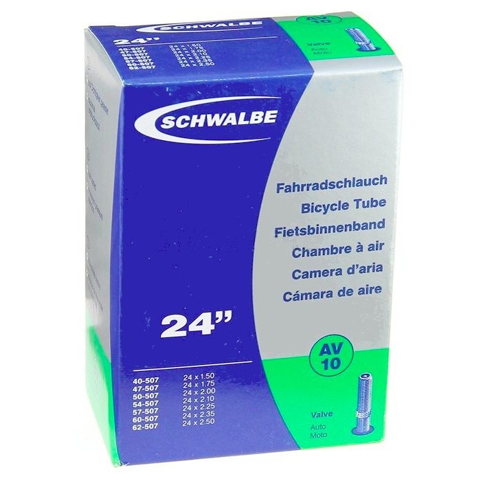 

Камера 24"х1,50/2,40 (40/62-507) SCHWALBE AV10, Черный