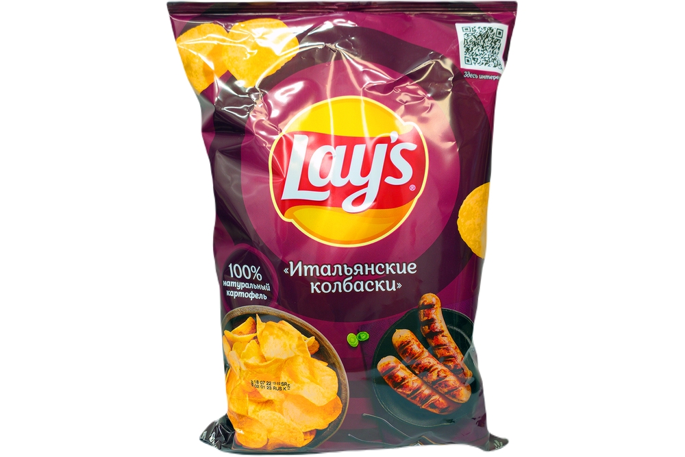 

Чипсы картофельные Lay's Итальянские колбаски 140 г