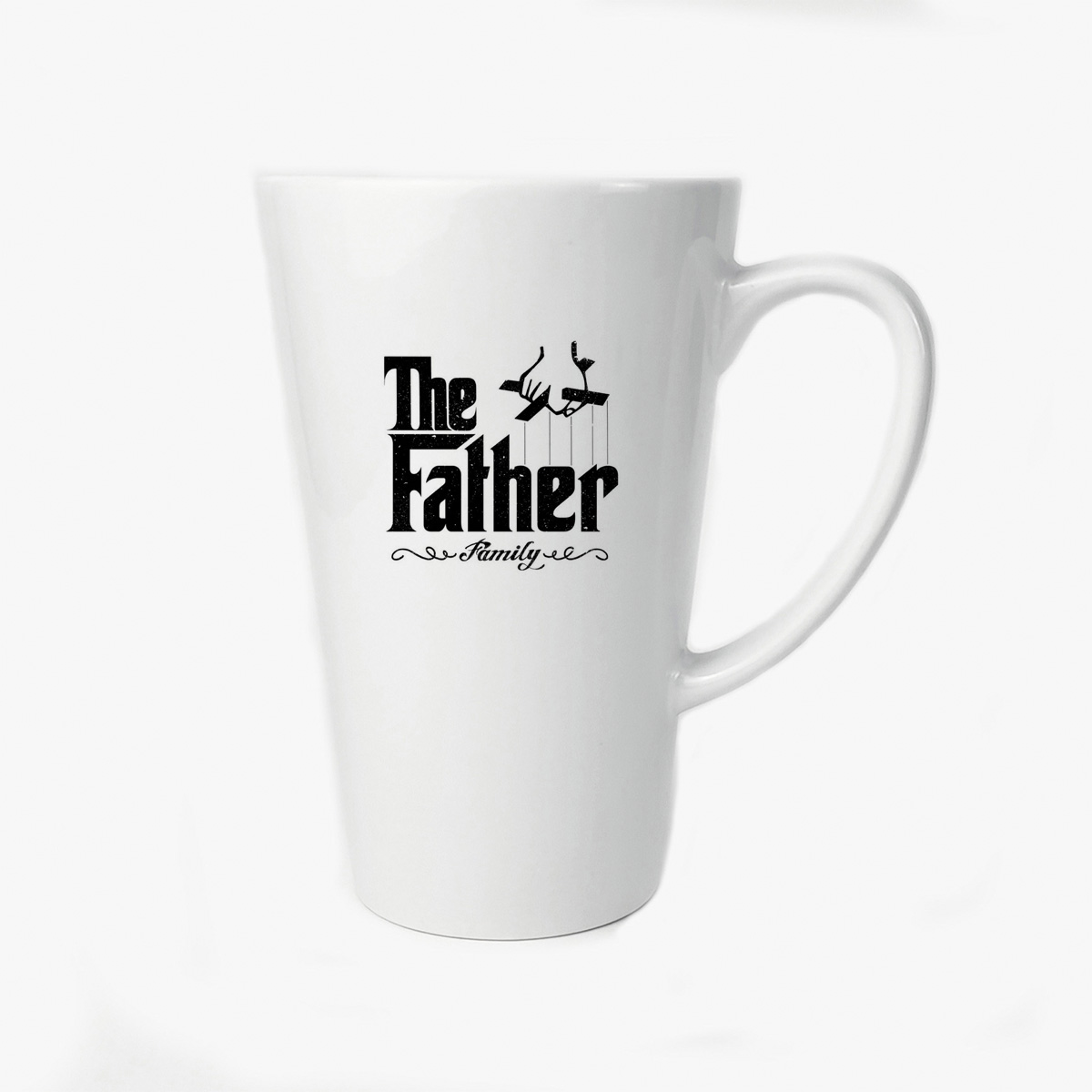 

Большая конусная кружка CoolPodarok Прикол Семья The father Папа