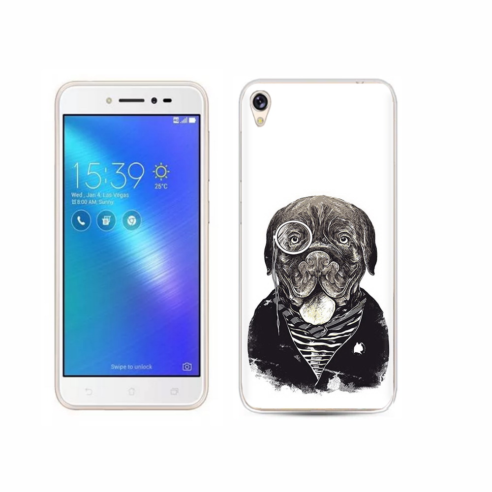 

Чехол MyPads Tocco для Asus ZenFone Live (ZB501KL) солидный песик, Прозрачный, Tocco