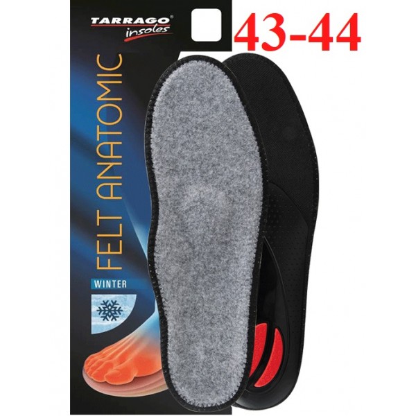 фото Стельки для обуви tarrago felt anatomic р.43-44