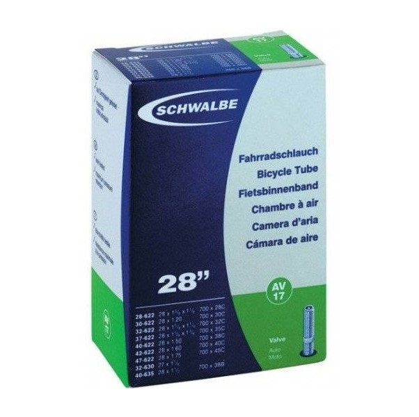 

Камера 28"х1,10/1,75 (28/47-609/635) SCHWALBE AV17, Черный