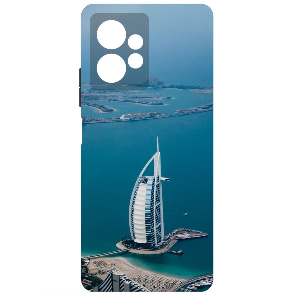 

Чехол-накладка Krutoff Soft Case ОАЭ, Бурдж-эль-Араб для Xiaomi Redmi Note 12 4G черный