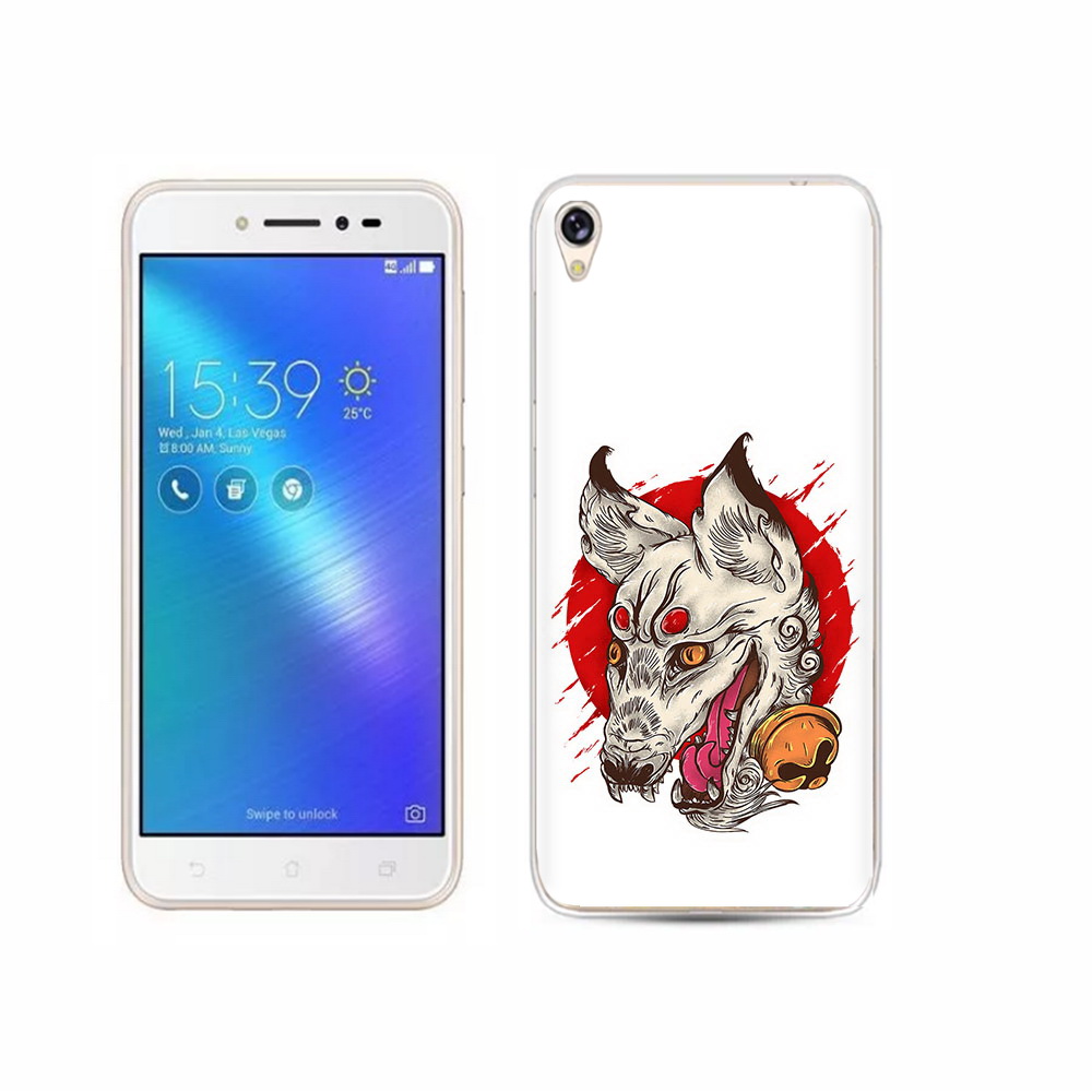 

Чехол MyPads Tocco для Asus ZenFone Live (ZB501KL) страшная собака, Прозрачный, Tocco