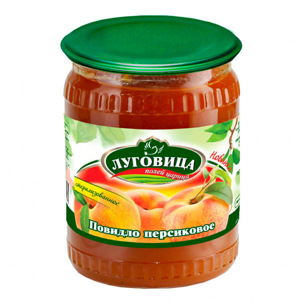 

Повидло Луговица персиковое 600 г