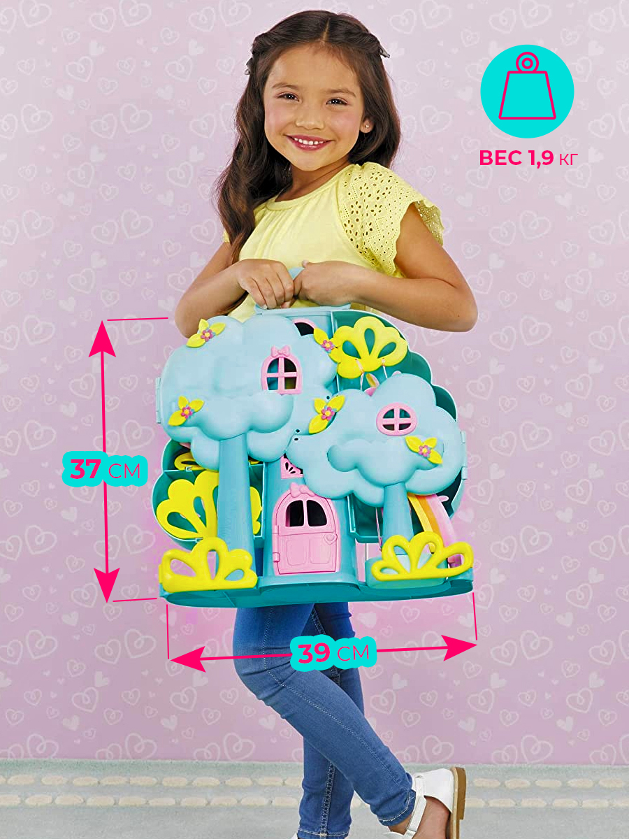 Игровой набор Zapf Creation Baby Born Treehouse с 20 сюрпризами и куклой