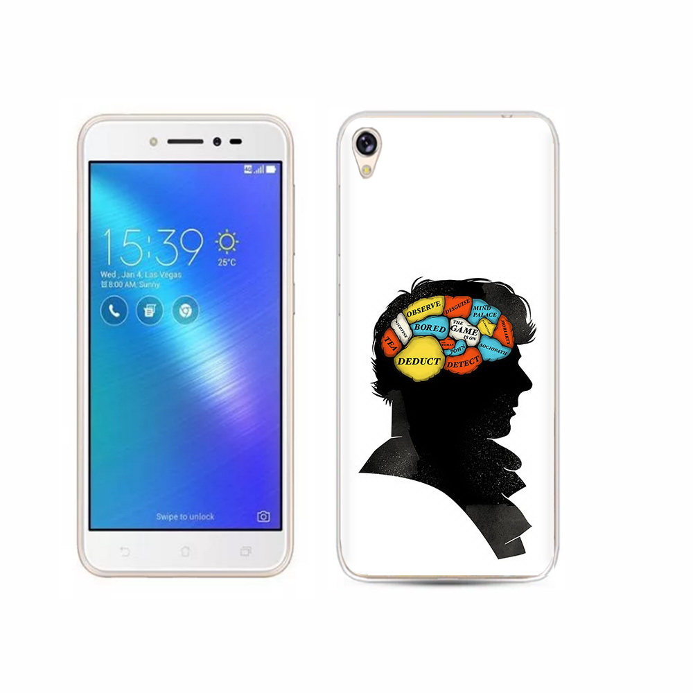 

Чехол MyPads Tocco для Asus ZenFone Live (ZB501KL) темный рисунок, Прозрачный, Tocco