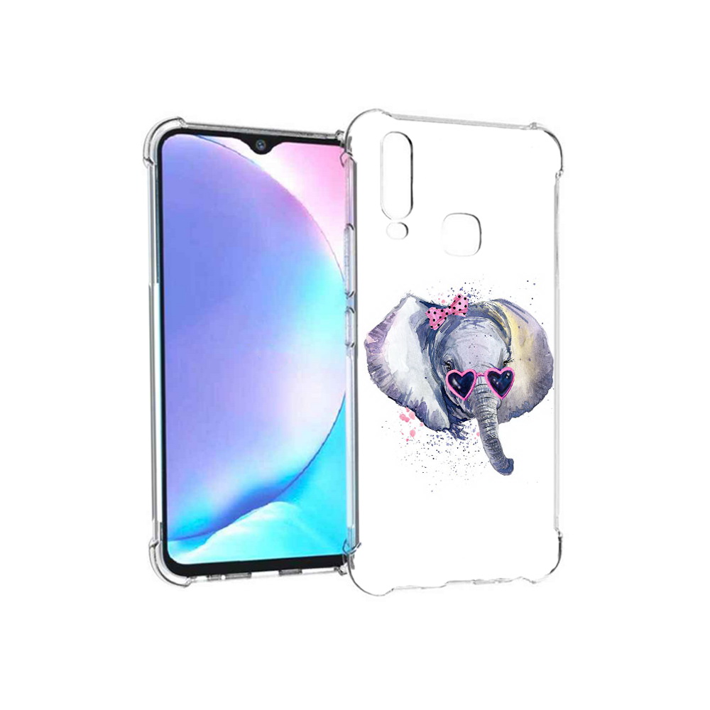 

Чехол MyPads Tocco для Vivo Y17 слоник в очках (PT136369.382.608), Tocco