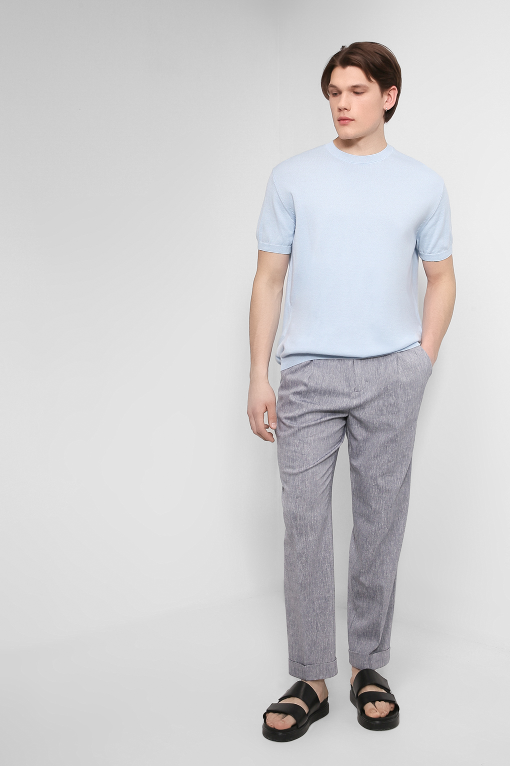 

Брюки мужские MARCO DI RADI MDR22042189-205 синие 2XL, MDR22042189-205