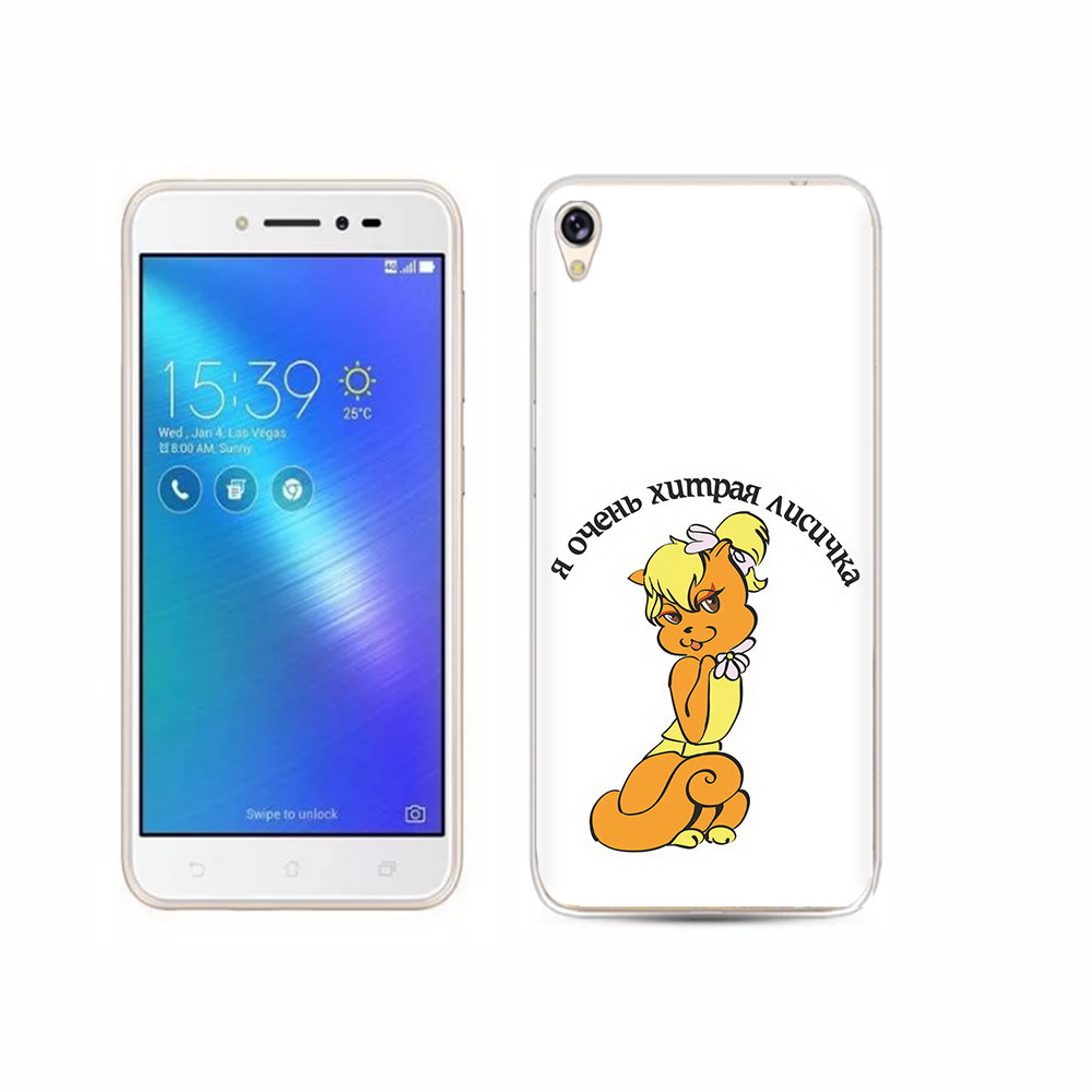 Чехол MyPads Tocco для Asus ZenFone Live (ZB501KL) хитрая лиса