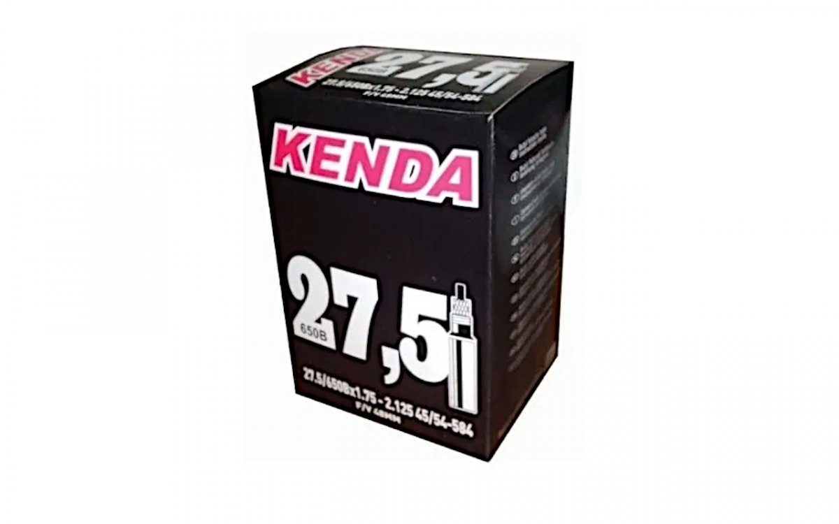 

Камера KENDA 27,5"x1.75/2.125 Presta (FV) 48мм, Черный