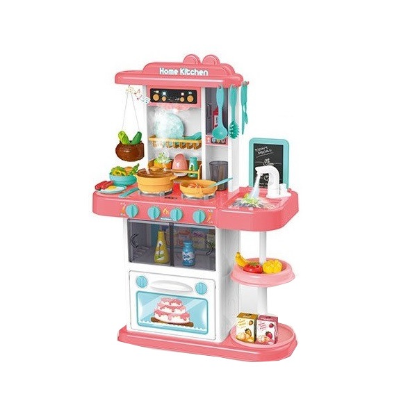 

Детская игровая кухня Home kitchen modern kitchen 889-164 (розовая)