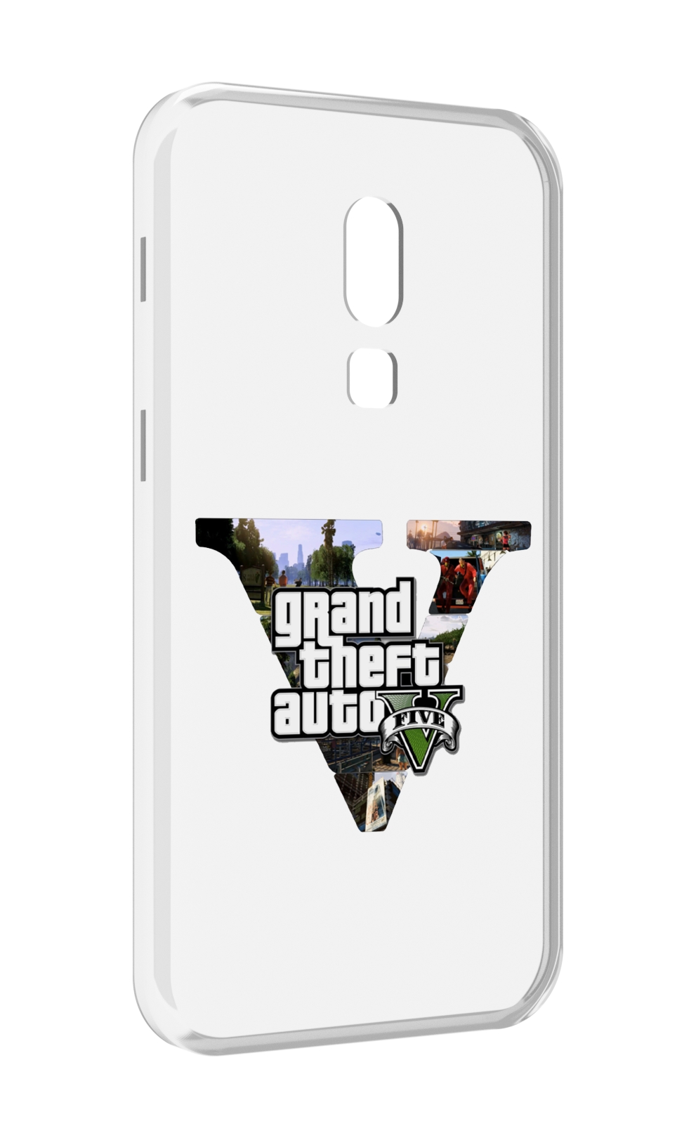 

Чехол MyPads GTA 5 логотип для Meizu V8, Прозрачный, Tocco