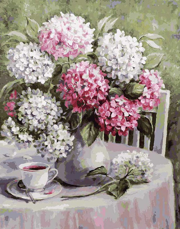 

Картина по номерам Белоснежка Летний день, 40x50, Летний день