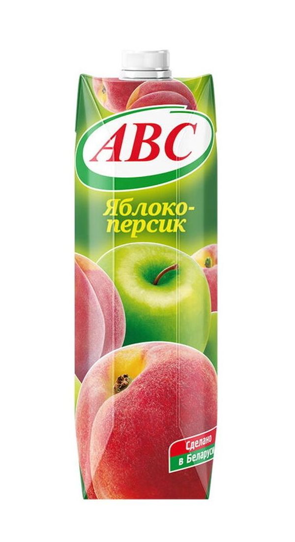 

Нектар ABC яблоко-персик с мякотью 1 л