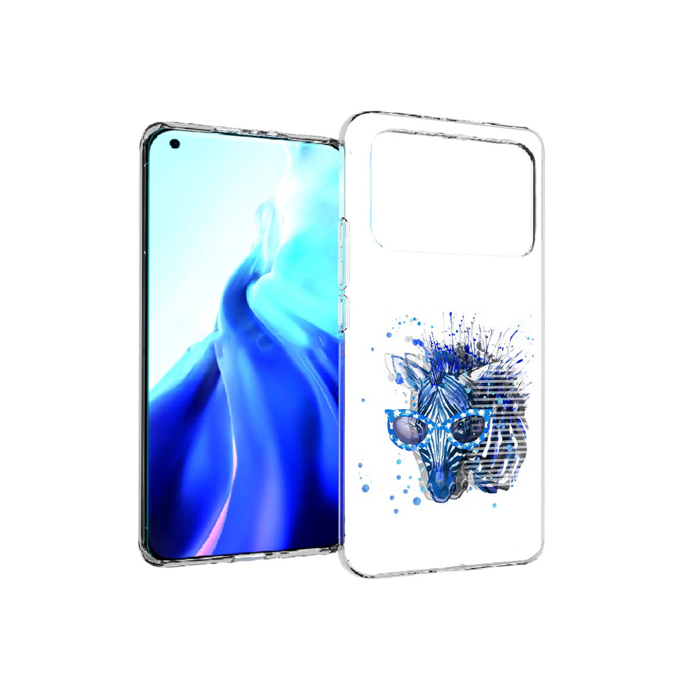 

Чехол MyPads Tocco для Xiaomi Mi 11 Ultra расплывчатая зебра (PT160500.261.577), Прозрачный, Tocco