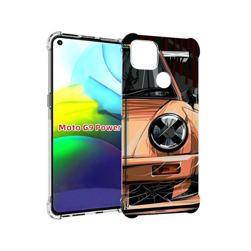 

Чехол MyPads Порш мужской для Motorola Moto G9 Power, Прозрачный, Tocco