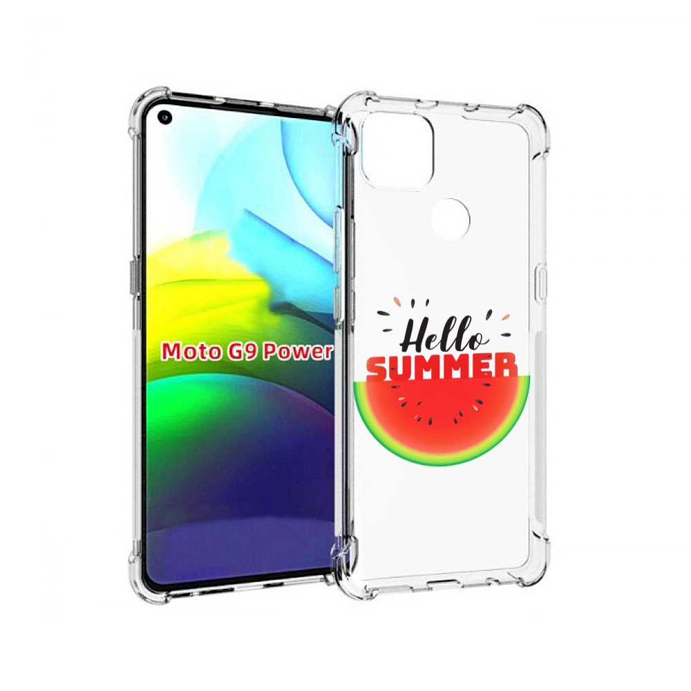 

Чехол MyPads Привет-лето для Motorola Moto G9 Power, Прозрачный, Tocco
