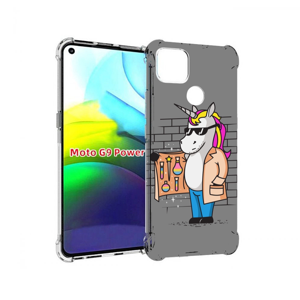 

Чехол MyPads Продавец-единорог для Motorola Moto G9 Power, Прозрачный, Tocco