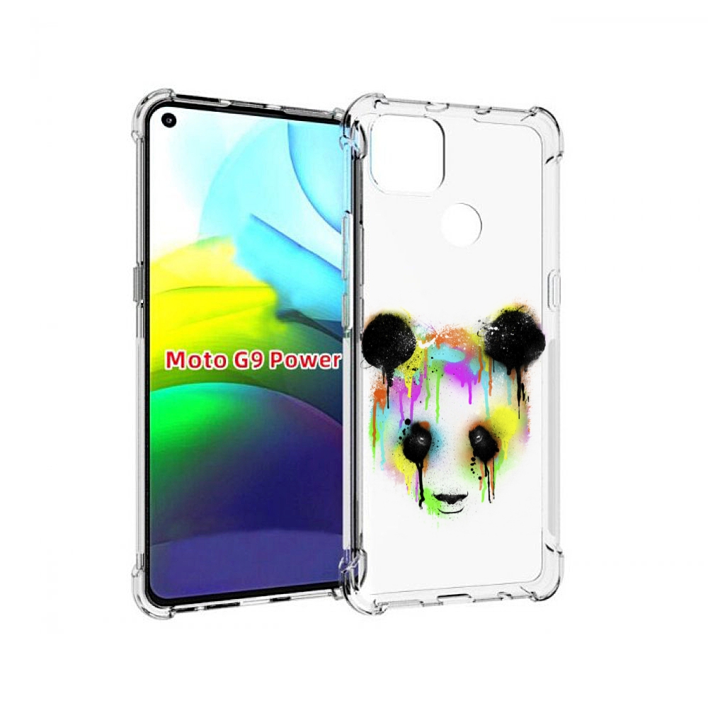 

Чехол MyPads Радужная панда для Motorola Moto G9 Power, Прозрачный, Tocco