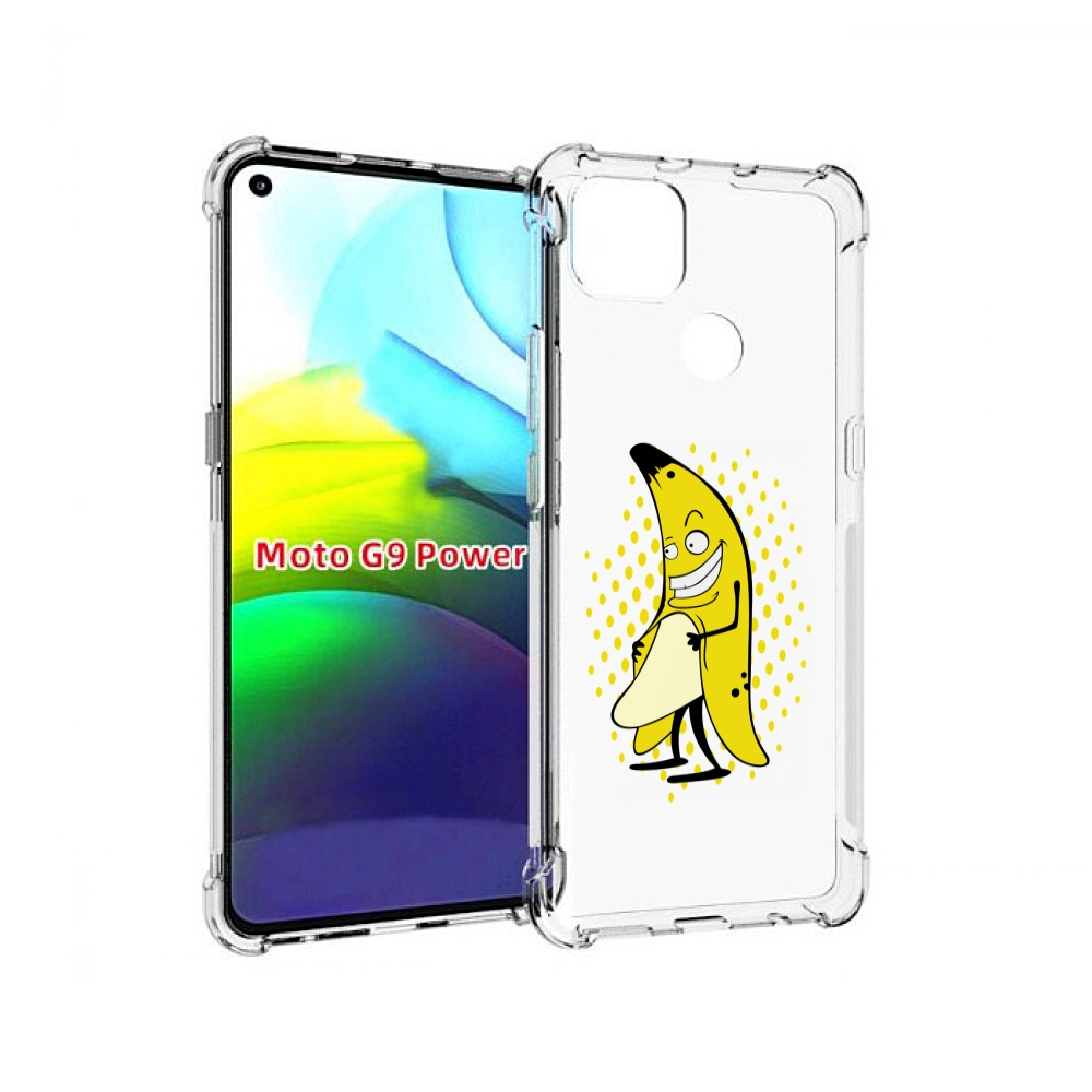 

Чехол MyPads Раздетый-банан для Motorola Moto G9 Power, Прозрачный, Tocco