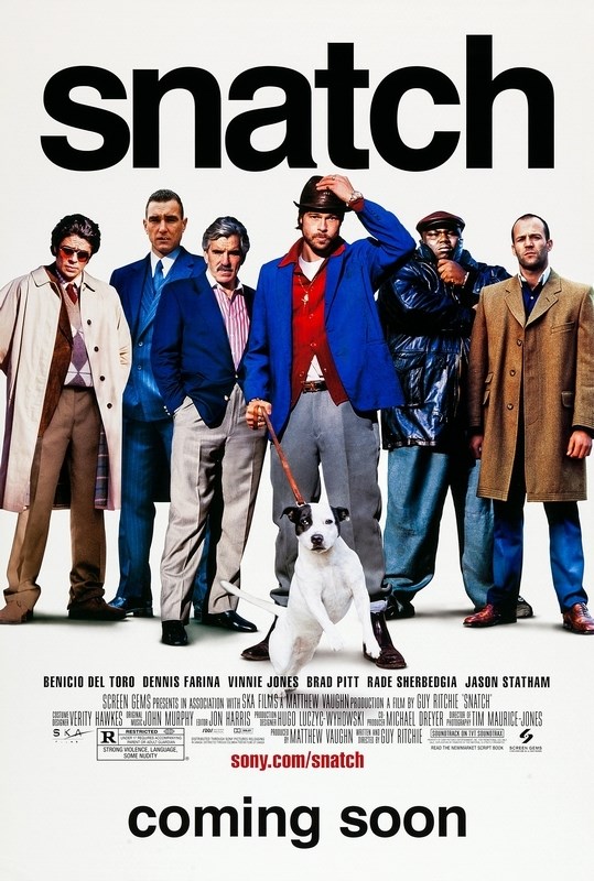 

Постер к фильму "Большой куш" (Snatch.) Оригинальный 68,6x101,6 см