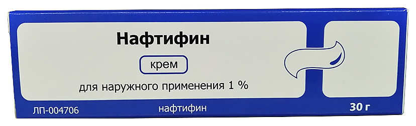 Купить Нафтифин крем для наруж.прим.1% туба 30 г, Тульская фармацевтическая фабрика, Россия