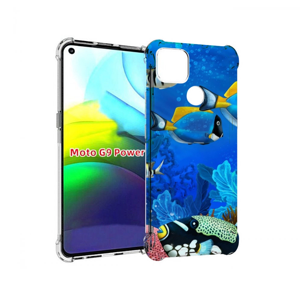 

Чехол MyPads Рыбки для Motorola Moto G9 Power, Прозрачный, Tocco