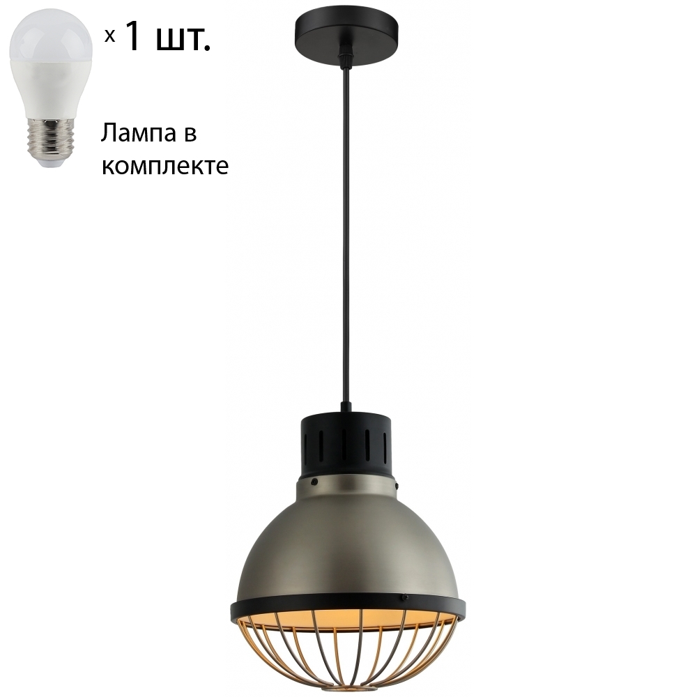 

Подвесной светильник с лампочкой Velante 389-206-01+Lamps E27 P45