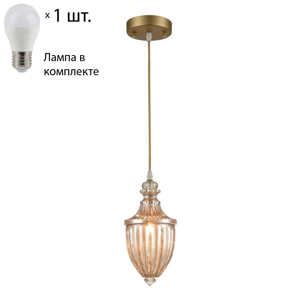 

Подвесной светильник с лампочкой Velante 376-506-01+Lamps E27 P45