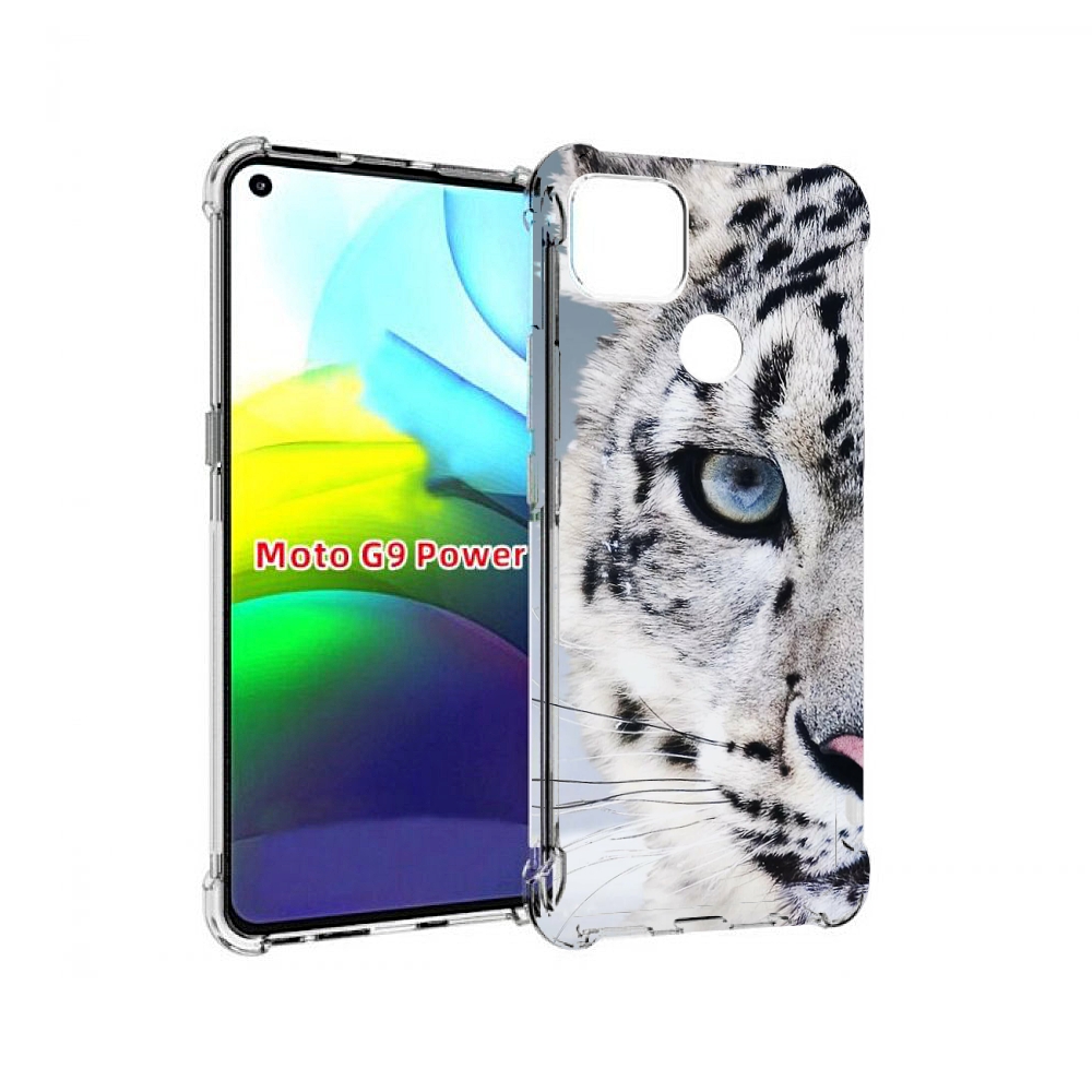 

Чехол MyPads Снежный-барс для Motorola Moto G9 Power, Прозрачный, Tocco