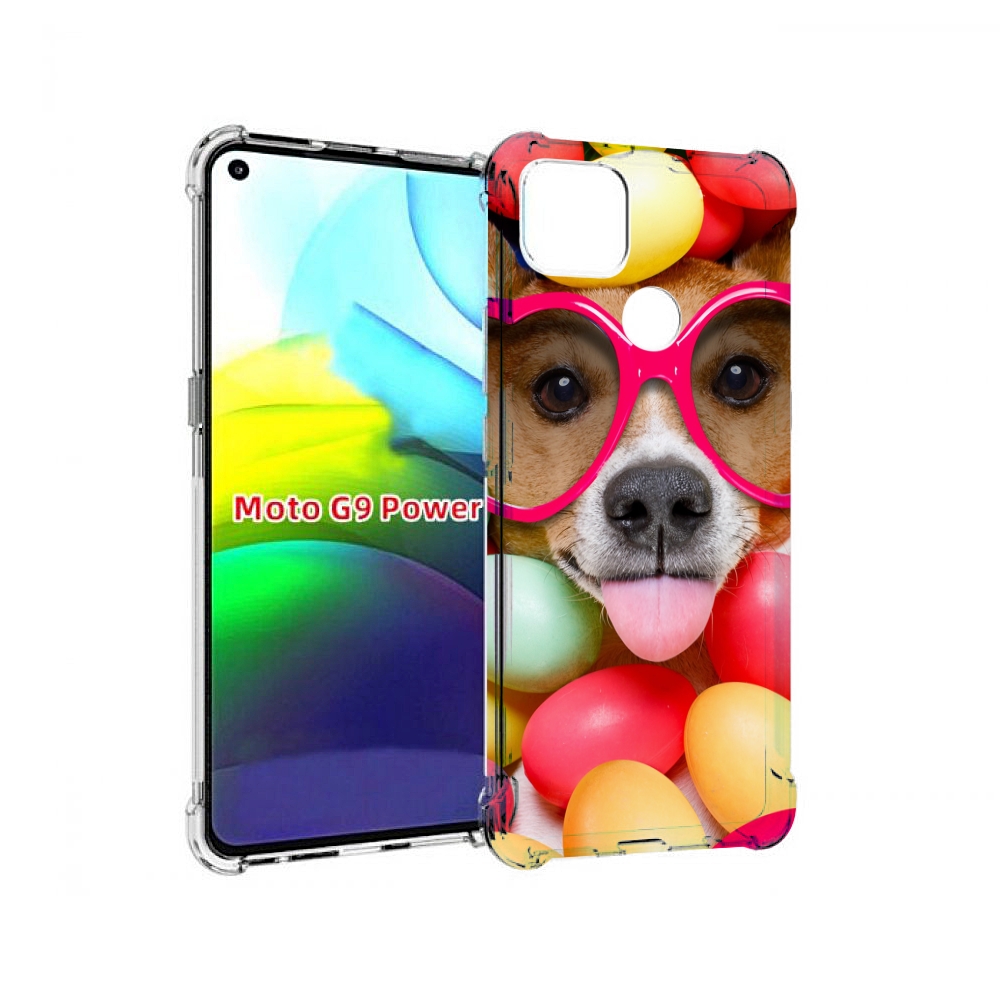 

Чехол MyPads Собака-в-яйцах для Motorola Moto G9 Power, Прозрачный, Tocco