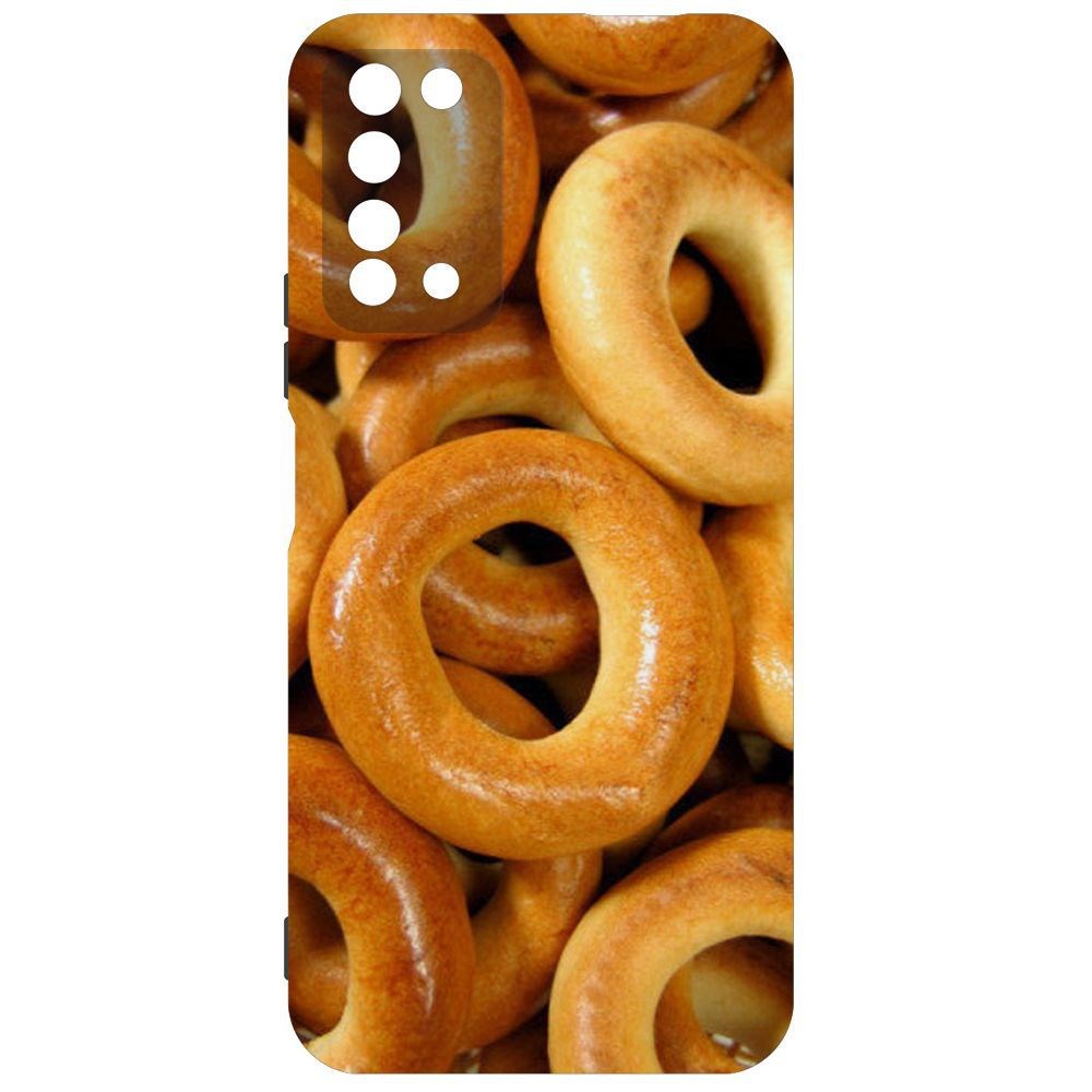 

Чехол-накладка Krutoff Soft Case Сушки для Honor X10